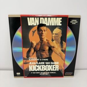 Kickboxer Jean-Claude Van Damme Laserdisc Movie Vintage Cult Classic 90’s EUC